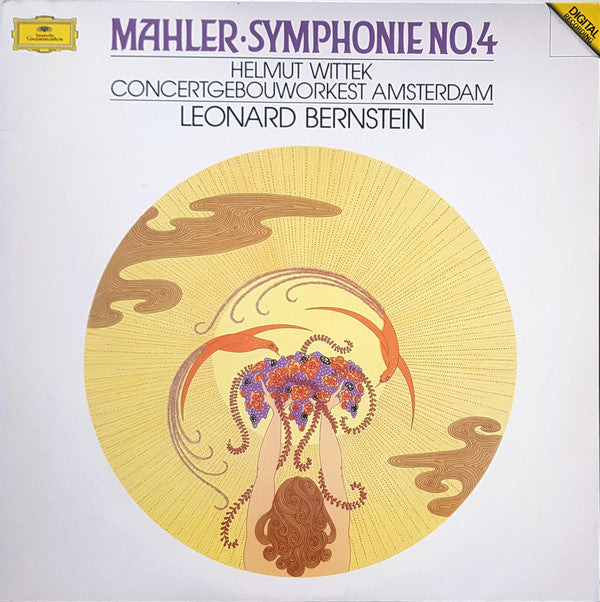 Gustav Mahler, Concertgebouworkest, Leonard Bernstein, Helmut Wittek : Symphonie No. 4 (LP, Album)