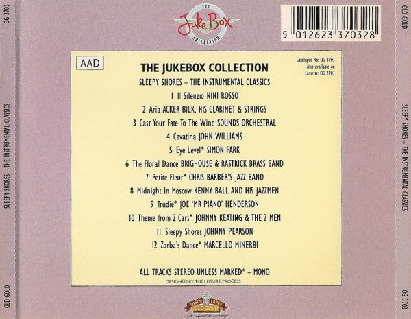 Various : Sleepy Shores - The Instrumental Classics (CD, Comp, Mono, RM)