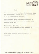 Depeche Mode : See You (7", Single)