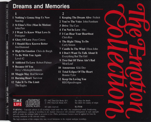 Various : Dreams And Memories (2xCD, Comp)