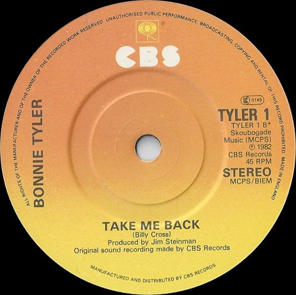 Bonnie Tyler : Total Eclipse Of The Heart (7", Single, Pap)