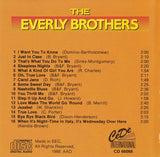 Everly Brothers : I Want You To Know (CD, Comp)
