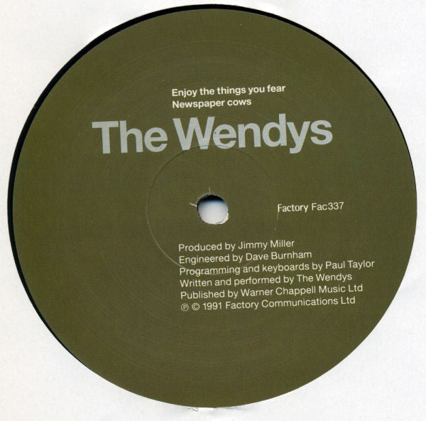 The Wendys : I Instruct EP (12", EP)