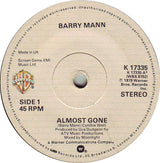 Barry Mann : Almost Gone (7", Single)