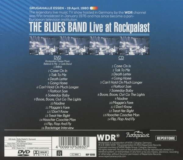 The Blues Band : Live At Rockpalast (CD + DVD)