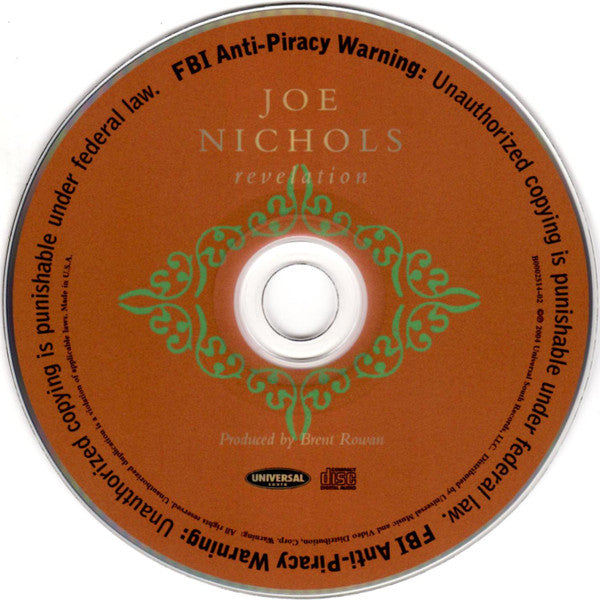 Joe Nichols : Revelation (CD, Album)