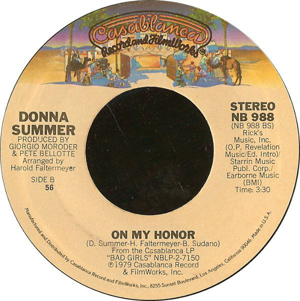 Donna Summer : Bad Girls (7", Single, 56)