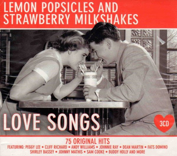 Various - Lemon Popsicles & Strawberry Milkshakes - Love Songs (3xCD) (Mint (M)) - DaddyPop