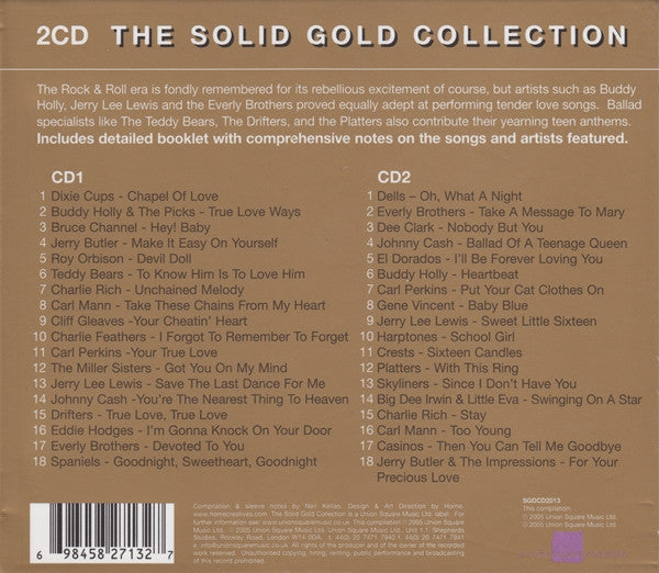 Various : Rock'n'Roll Love Songs (2xCD, Comp)