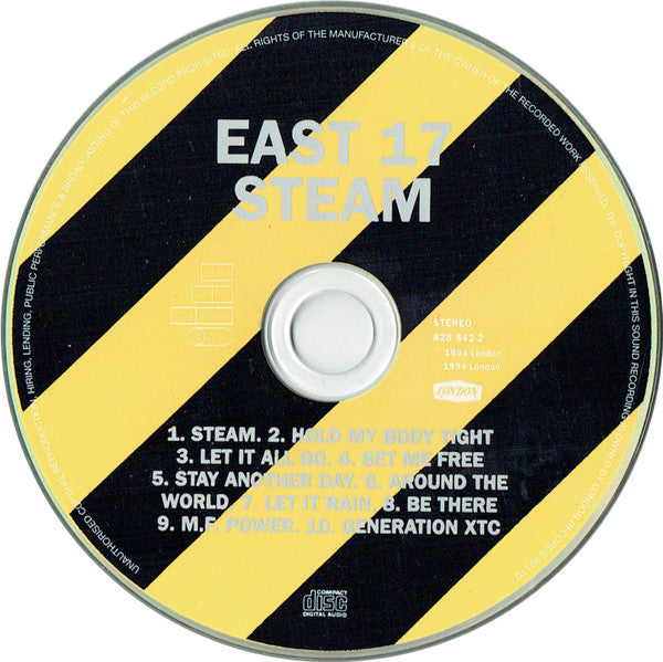 East 17 : Steam (CD, Album)