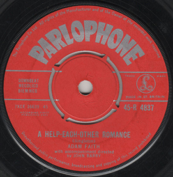 Adam Faith - The Time Has Come (7) (Good Plus (G)) - DaddyPop