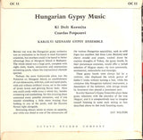 Karoly Szenassy Gypsy String Band : Hungarian Gypsy Music (7")