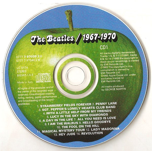 The Beatles : 1967-1970 (2xCD, Comp, RE, RM, RP)