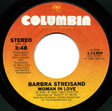 Barbra Streisand : Woman In Love (7", Single)