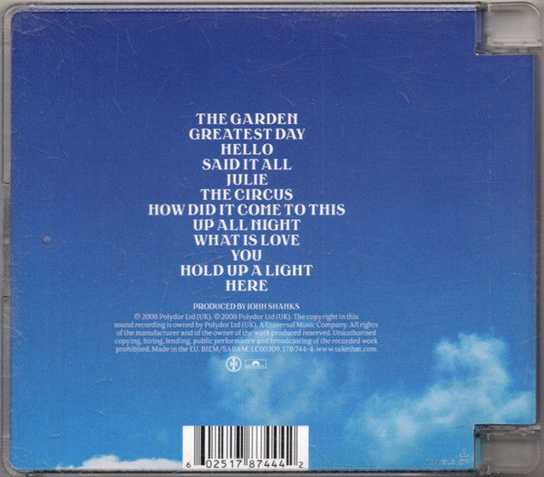 Take That : The Circus (CD, Album, Sup)