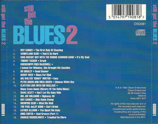 Various - Still Got The Blues - 2 (CD) (Very Good Plus (VG)) - DaddyPop