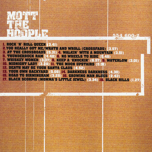 Mott The Hoople : The Best Of The Island Years 1969 - 1972 (CD, Comp, RE, RP, Uni)