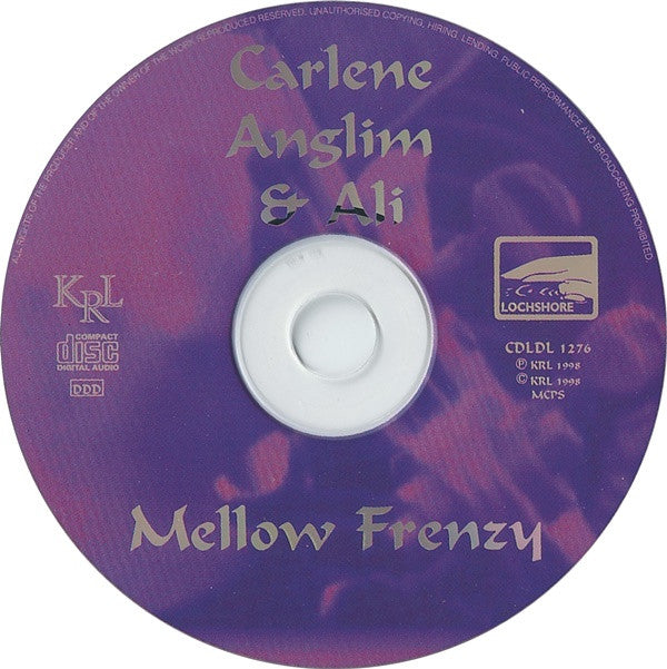 Carlene Anglim & Allister Gittens : Mellow Frenzy (CD, Album)