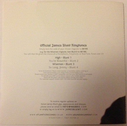 James Blunt : You're Beautiful (CD, Single, Enh, CD2)