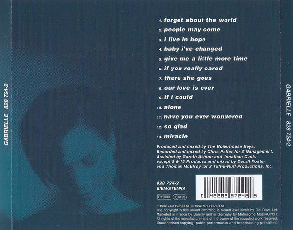 Gabrielle : Gabrielle (CD, Album, RE)