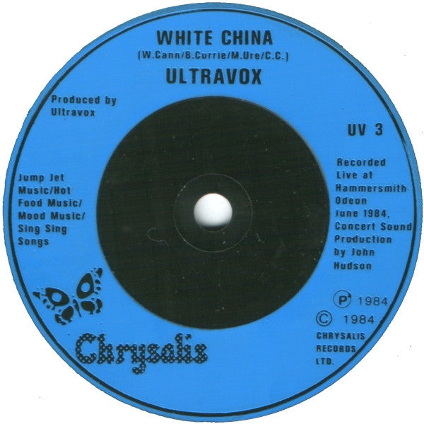 Ultravox : Love's Great Adventure (7", Single, Blu)