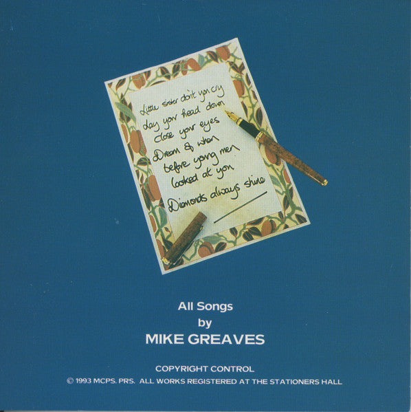 MG Greaves And The Lonesome Too : Diamonds Always Shine (CD, Album)