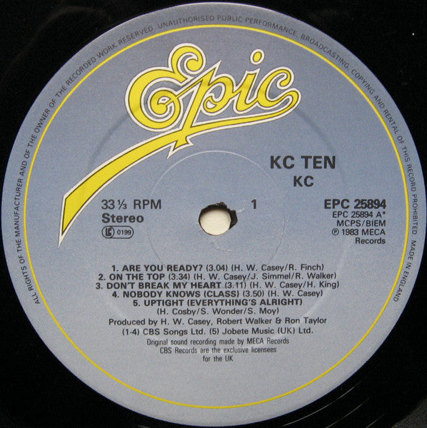 KC (4) : KC Ten (LP)