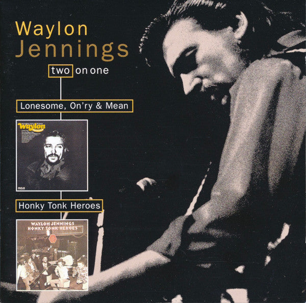 Waylon Jennings : Lonesome, On'ry & Mean / Honky Tonk Heroes (CD, Comp)