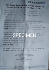 Wolfman (3) Featuring Pete Doherty : For Lovers (CD, Single, Enh)