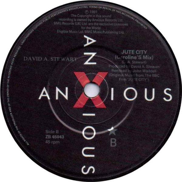David A. Stewart : Jute City (7", Single)