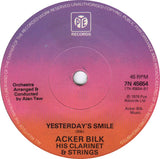 Acker Bilk His Clarinet And Strings : Love Theme (From "The Eagle Has Landed") (7", Promo, Sol)