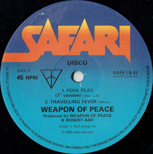 Weapon Of Peace : Foul Play (12")