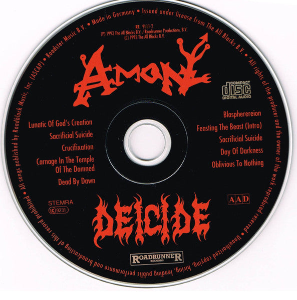 Deicide / Amon (18) : Amon: Feasting The Beast (CD, Comp, RP)