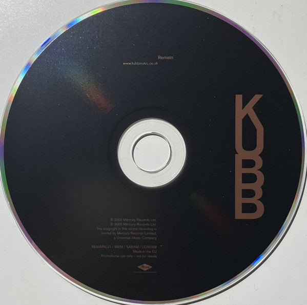 Kubb : Remain (CD, Single, Promo)