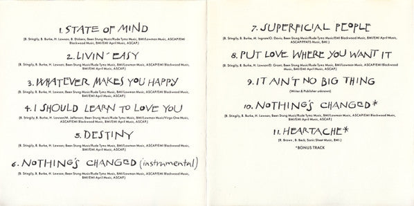 Ten City : State Of Mind (CD, Album)