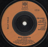 Billy Field : Bad Habits (7", Single)