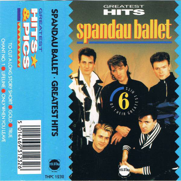Spandau Ballet : Greatest Hits (6 Of Their Greatest Hits) (Cass, MiniAlbum, Comp)