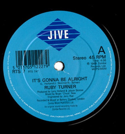 Ruby Turner : It's Gonna Be Alright (7", Single)