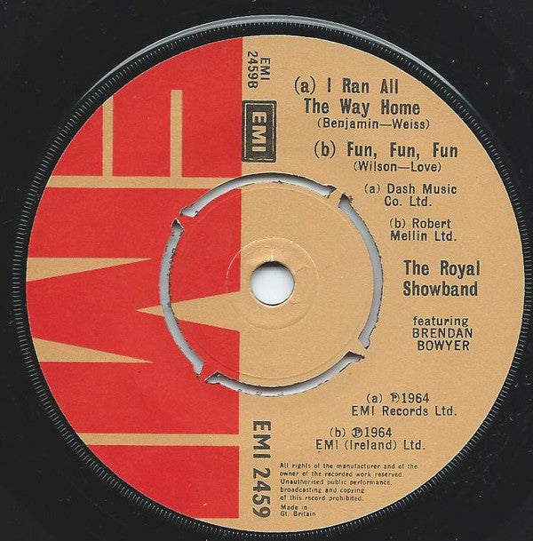 The Royal Showband Waterford Featuring  Brendan Bowyer : The Hucklebuck  (7", Single)