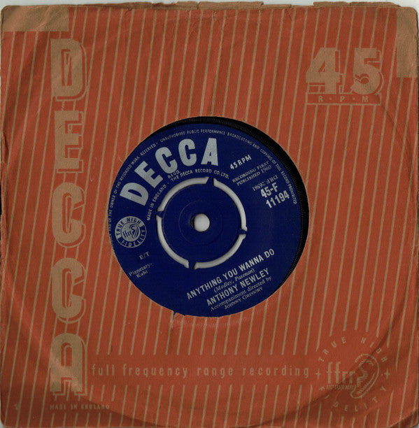 Anthony Newley - Why (7) (Good Plus (G)) - DaddyPop