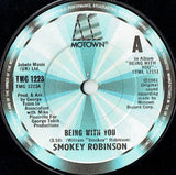 Smokey Robinson : Being With You (7", Single, Sol)