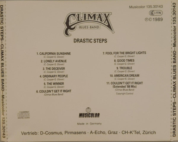Climax Blues Band : Drastic Steps (CD)