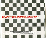 Test Icicles : What's Your Damage? (CD, Single, Promo)