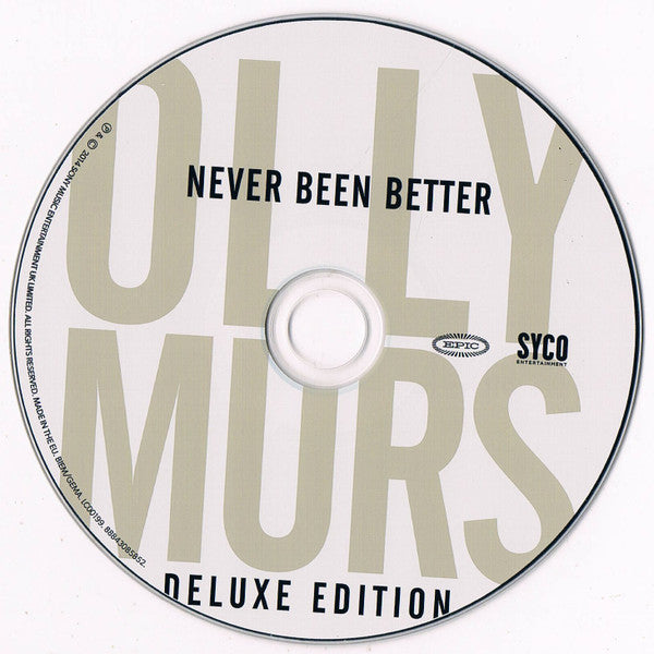 Olly Murs : Never Been Better (CD, Album, Dlx, Har)
