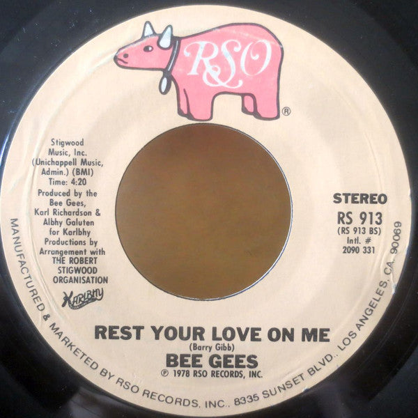 Bee Gees : Too Much Heaven (7", Single, Pit)