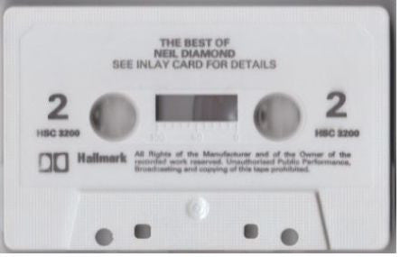 Neil Diamond : The Best Of Neil Diamond (Cass, Comp)
