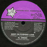 Al Green : Keep On Pushing Love / Your Heart's In Good Hands (7", Single)