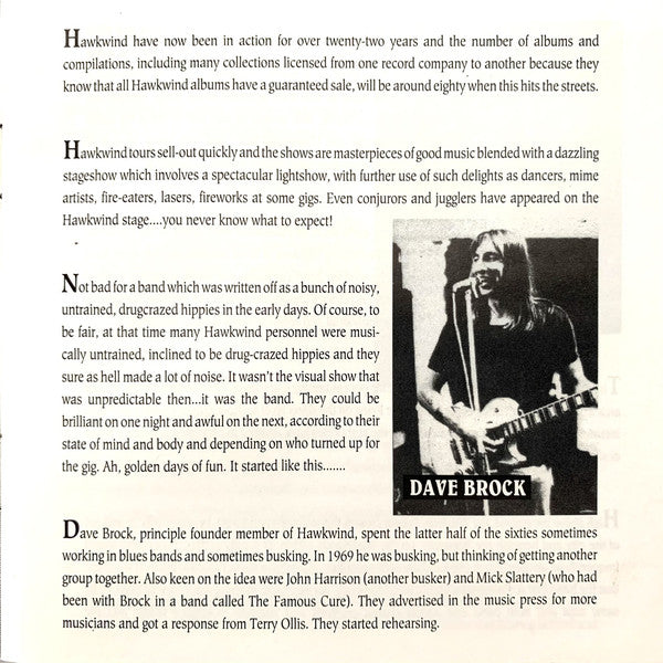 Hawkwind : Psychedelic Warlords (The Best Of) (CD, Comp)