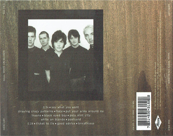 Texas : White On Blonde (CD, Album, PMD)