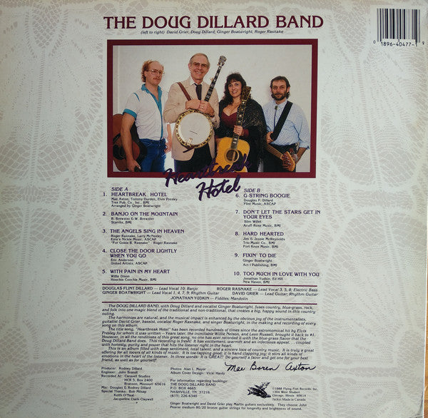 The Doug Dillard Band : Heartbreak Hotel (LP, Album)